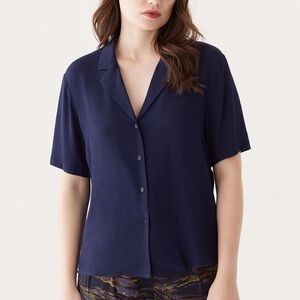 Frank & Oak Camp Collar Blouse